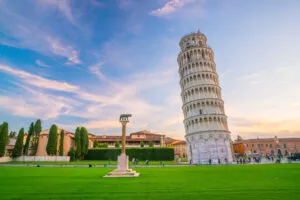 Marvel at the iconic Leaning Tower of Pisa