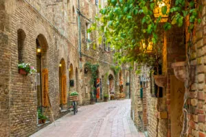 Wander through the medieval streets of San Gimignano