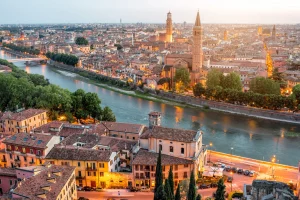 Capture panoramic views in Verona